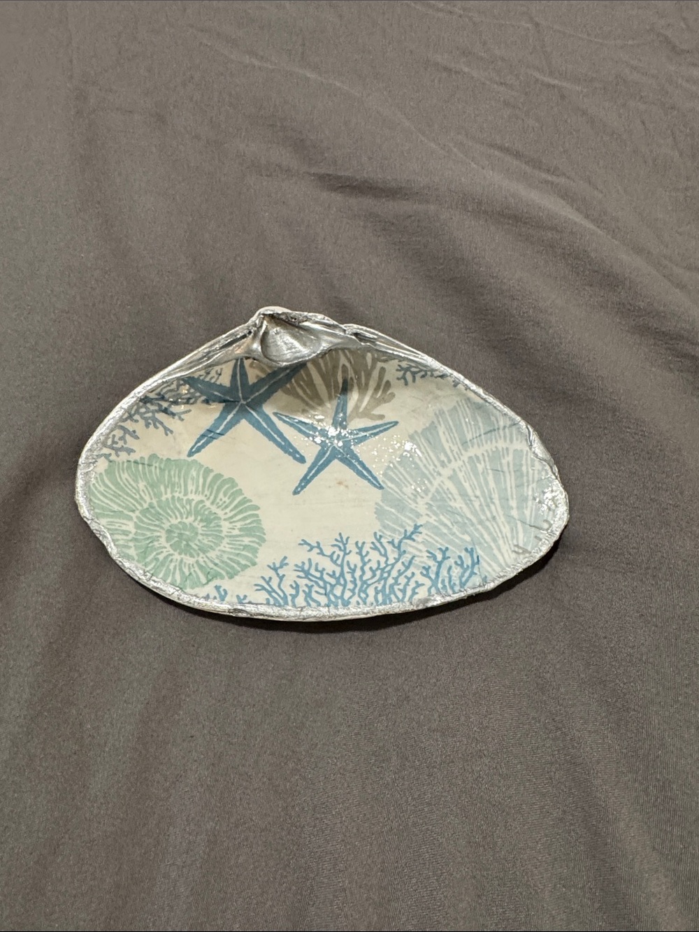 Coastal Shell Decorative Trinket Dish